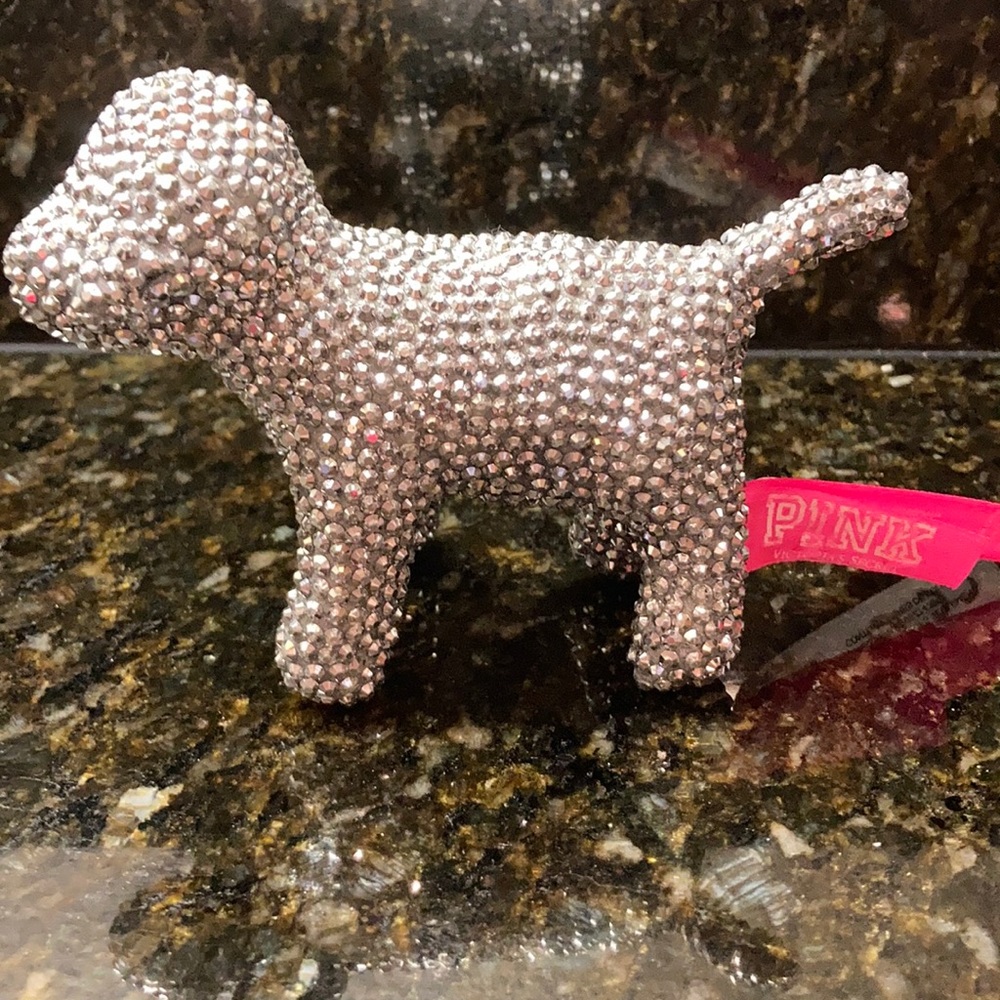 Victoria’s Secret chrome bling dog